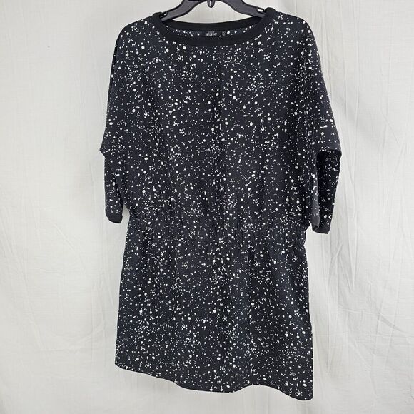 kate spade Dresses & Skirts - Kate Spade Black White Paint Splatter Mini Dress Half Sleeve Women's Size Small